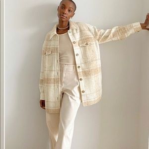 Aritzia Wilfred Free Ganna Shacket